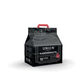 Uhelné brikety UNION papír taška/PE 10 kg kusový prodej prodejna