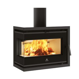 Rohová litinová krbová vložka Edilkamin FIREBOX 49 EVO N P
