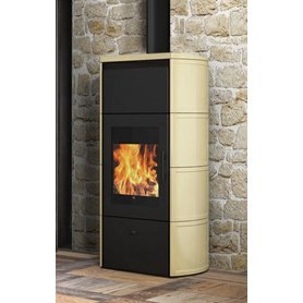 Kachlová krbová kamna s výměníkem FLAMMA CS pergamena