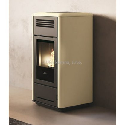 Peletová kamna s výměníkem Edilkamin MILLA H EVO 15/10 kW pergamena