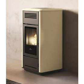 Peletová kamna s výměníkem Edilkamin MILLA H EVO 15/10 kW pergamena