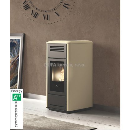 Peletová kamna s výměníkem EK MILLA H 15/10 kW pergamena