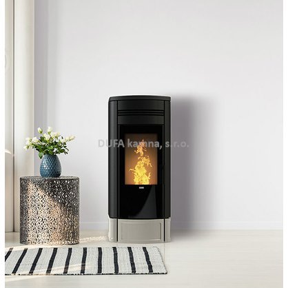 Kamna s výměníkem na pelety Klover STYLE 140 DUE GAS