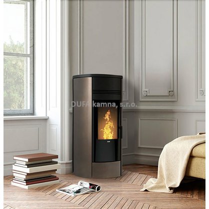 Kamna s výměníkem na pelety Klover STYLE 220 GAS