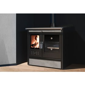 Kuchyňský luxusní výkonný sporák na dřevo Klover STAR 90 PLUS výkon 12 kW