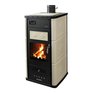 Teplovodní kamna s ohřevem vody BELVEDERE 30/27 kW Sicurotop avorio