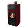 Teplovodní kamna s ohřevem vody BELVEDERE 30/27 kW Sicurotop Bordeaux