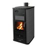 Teplovodní kamna s ohřevem vody BELVEDERE 30/27 kW Sicurotop Silver