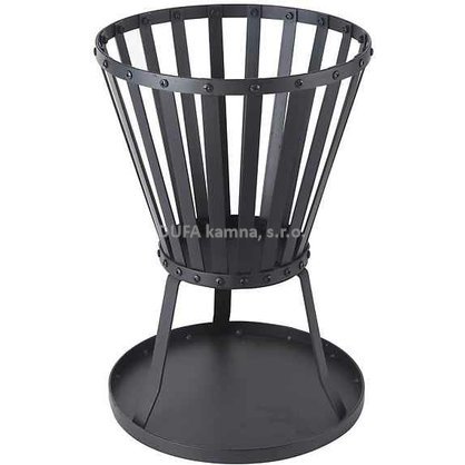 Koš oheň černý pr. 35-50 cm