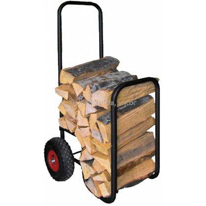 Vozík na dřevo s kolečky nosnost 15 kg