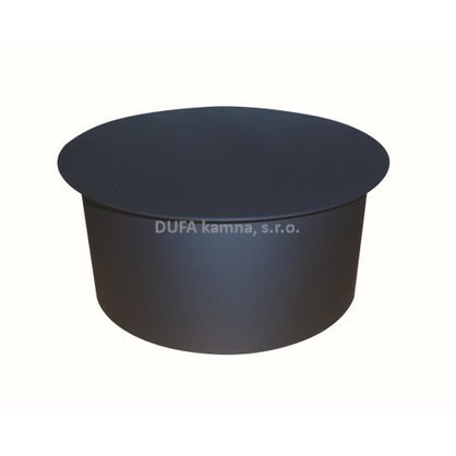 Kouřovod víčko průměr 150 mm černá