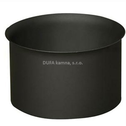 Kouřovod zděř průměr 125 mm černá silná
