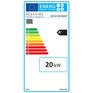 Malý automatický kotel na pelety Ravelli HR EVO 200 SMART 20 kW - ZERO otočný hořák energetická třída A+