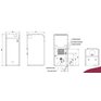 Malý automatický kotel na pelety Ravelli HR EVO 200 SMART 20 kW - ZERO otočný hořák rozměry