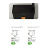 Tenká kamna s výměníkem Ravelli HRV180 Silhouette ZERO WiFi Ecodesign