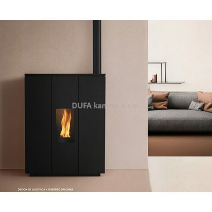 Tenká kamna s výměníkem Ravelli HRV180 Silhouette ZERO WiFi Ecodesign