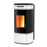 Kamna s výměníkem a zásobníkem Ravelli HRV 120 GLOBE 14/12 kW bílá