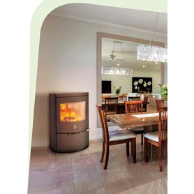 Kamna na dřevo 50 cm Ravelli MINERVA  9 kW