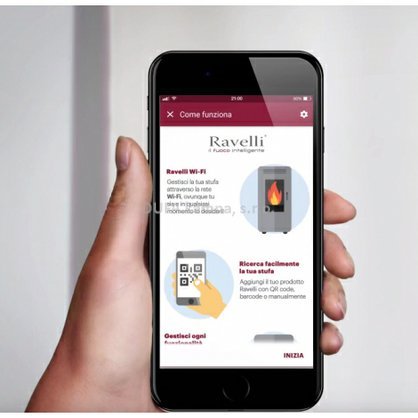 Sada WIFI smart pro správu kamen Ravelli