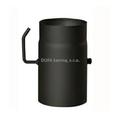 Kouřová trubka s klapkou průměr 150-250 mm plech 1,5 mm