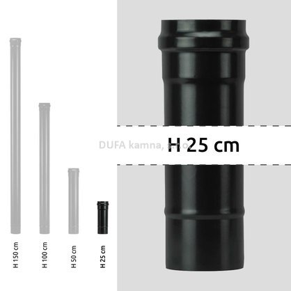 Trubka kouřovodu na peletová kamna pr. 80-250