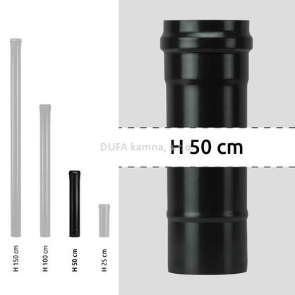 Trubka kouřovodu na peletová kamna pr. 80-500