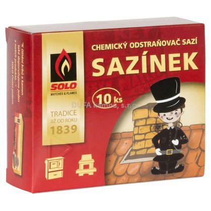 Chemický odstraňovač saze SAZÍNEK