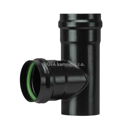 T kus kouřovod na peletová kamna pr. 80 mm