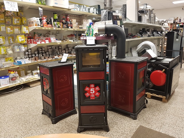 DUFA prodejna kamna GLORIA s plotnou a troubou